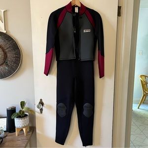 Yamaha WaveRunner Sleeveless Fullsuit Jet Ski Wetsuit with Jacket, Size L